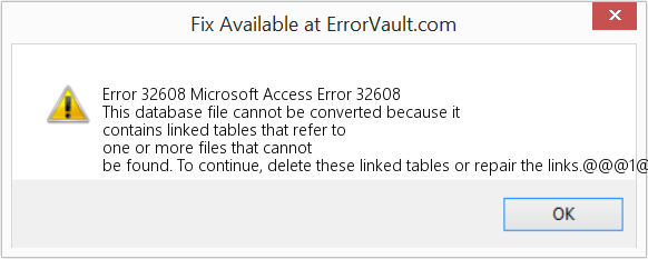 다운로드 오류 <?php echo $number; ?> (Microsoft 액세스 오류 32608) 복구 도구 Microsoft 액세스 오류 32608 수정(오류 오류 32608)