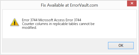 다운로드 오류 <?php echo $number; ?> (Microsoft 액세스 오류 3744) 복구 도구 Microsoft 액세스 오류 3744 수정(오류 오류 3744)