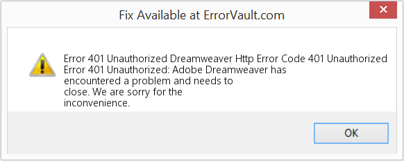 다운로드 오류 <?php echo $number; ?> (Dreamweaver HTTP 오류 코드 401 승인되지 않음) 복구 도구 Dreamweaver HTTP 오류 코드 401 승인되지 않음 수정(오류 오류 401 승인되지 않음)