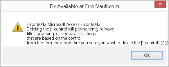 다운로드 오류 <?php echo $number; ?> (Microsoft 액세스 오류 6042) 복구 도구 Microsoft 액세스 오류 6042 수정(오류 오류 6042)