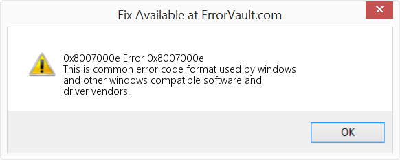 오류 0x8007000e 수정(오류 0x8007000e)
