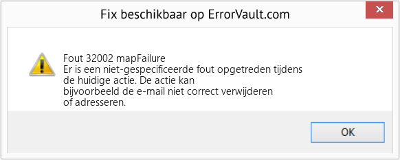 Fix mapFailure (Fout Fout 32002)