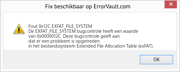 Fix EXFAT_FILE_SYSTEM (Fout Fout 0x12C)
