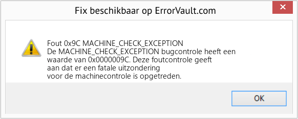 Fix MACHINE_CHECK_EXCEPTION (Fout Fout 0x9C)