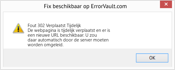 Fix Verplaatst Tijdelijk (Fout Fout 302)