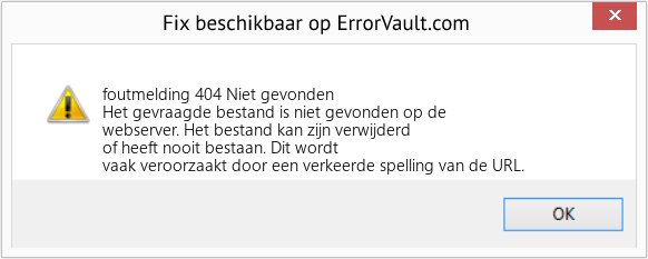 Fix Niet gevonden (Fout foutmelding 404)