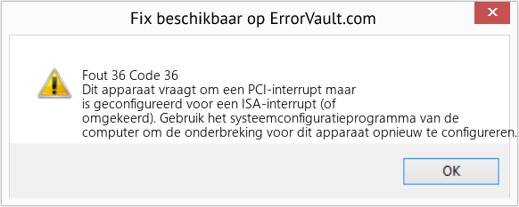 Download Fout Fout 36 (Code 36) Reparatietool Fix Code 36 (Fout Fout 36)