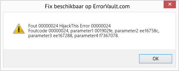 Download Fout <?php echo $nummer; ?> (HijackThis Error 00000024) Reparatie Tool Fix HijackThis Error 00000024 (Fout Fout 00000024)