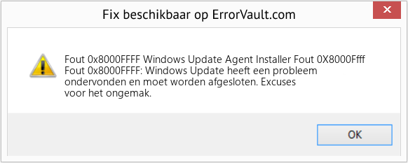 Download Fout <?php echo $nummer; ?> (Windows Update Agent Installer Fout 0X8000Ffff) Reparatie Tool Fix Windows Update Agent Installer Fout 0X8000Ffff (Fout Fout 0x8000FFFF)