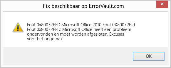 Download Fout <?php echo $nummer; ?> (Microsoft Office 2010 Fout 0X80072Efd) Reparatie Tool Fix Microsoft Office 2010 Fout 0X80072Efd (Fout Fout 0x80072EFD)