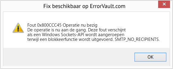 Download Fout <?php echo $nummer; ?> (Operatie nu bezig) Reparatie Tool Fix Operatie nu bezig (Fout Fout 0x800CCC45)