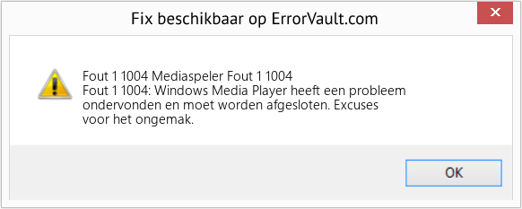 Download Fout <?php echo $nummer; ?> (Mediaspeler Fout 1 1004) Reparatie Tool Fix Mediaspeler Fout 1 1004 (Fout Fout 1 1004)