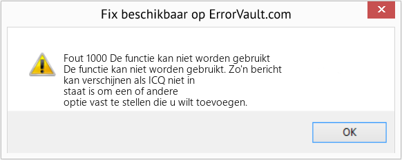 Download Fout <?php echo $nummer; ?> (De functie kan niet worden gebruikt) Reparatie Tool Fix De functie kan niet worden gebruikt (Fout Fout 1000)