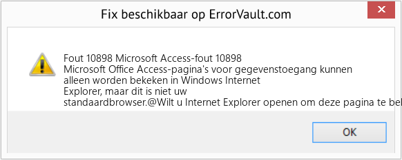 Download Fout <?php echo $nummer; ?> (Microsoft Access-fout 10898) Reparatie Tool Fix Microsoft Access-fout 10898 (Fout Fout 10898)