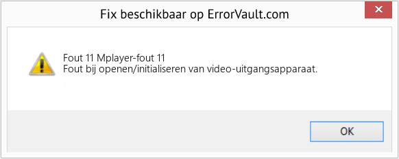 Download Fout <?php echo $nummer; ?> (Mplayer-fout 11) Reparatie Tool Fix Mplayer-fout 11 (Fout Fout 11)