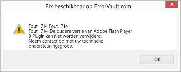 Fix Fout 1714 (Fout Fout 1714)