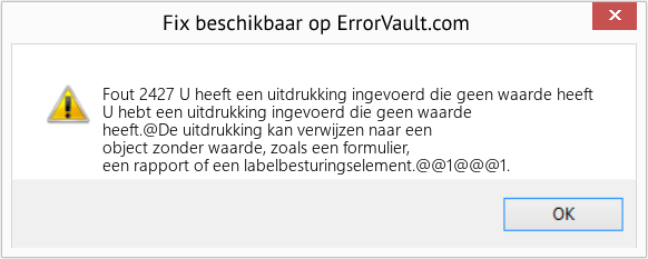Download Fout <?php echo $nummer; ?> (U heeft een uitdrukking ingevoerd die geen waarde heeft) Reparatie Tool Fix U heeft een uitdrukking ingevoerd die geen waarde heeft (Fout Fout 2427)