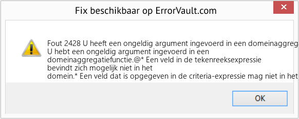 Download Fout <?php echo $nummer; ?> (U heeft een ongeldig argument ingevoerd in een domeinaggregatiefunctie) Reparatie Tool Fix U heeft een ongeldig argument ingevoerd in een domeinaggregatiefunctie (Fout Fout 2428)