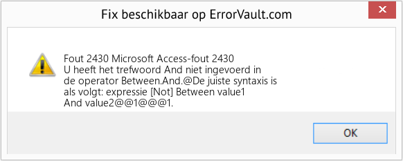 Download Fout <?php echo $nummer; ?> (Microsoft Access-fout 2430) Reparatie Tool Fix Microsoft Access-fout 2430 (Fout Fout 2430)
