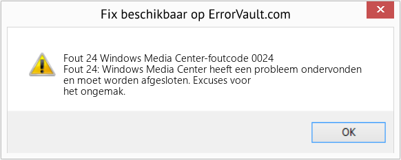 Download Fout <?php echo $nummer; ?> (Windows Media Center-foutcode 0024) Reparatie Tool Fix Windows Media Center-foutcode 0024 (Fout Fout 24)