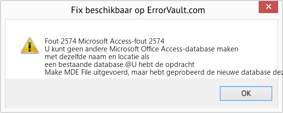 Download Fout <?php echo $nummer; ?> (Microsoft Access-fout 2574) Reparatie Tool Fix Microsoft Access-fout 2574 (Fout Fout 2574)