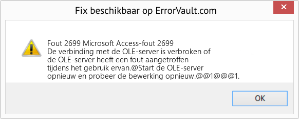Fix Microsoft Access-fout 2699 (Fout Fout 2699)