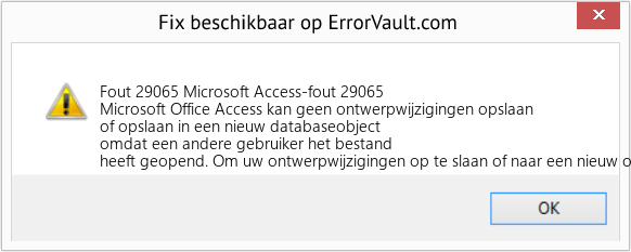 Download Fout <?php echo $nummer; ?> (Microsoft Access-fout 29065) Reparatie Tool Fix Microsoft Access-fout 29065 (Fout Fout 29065)