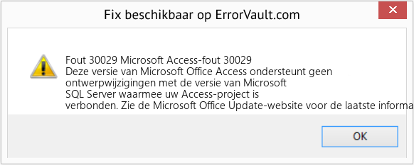 Download Fout <?php echo $nummer; ?> (Microsoft Access-fout 30029) Reparatie Tool Fix Microsoft Access-fout 30029 (Fout Fout 30029)