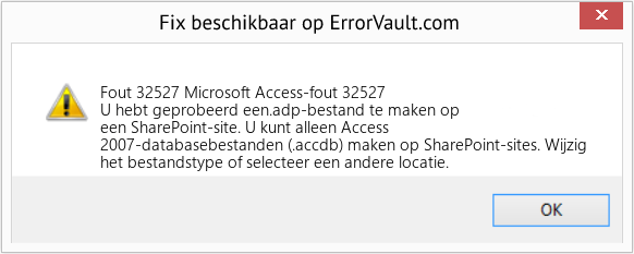 Download Fout <?php echo $nummer; ?> (Microsoft Access-fout 32527) Reparatie Tool Fix Microsoft Access-fout 32527 (Fout Fout 32527)