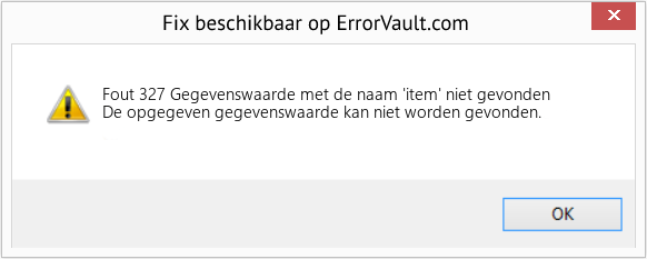 Download Fout <?php echo $nummer; ?> (Gegevenswaarde met de naam 'item' niet gevonden) Reparatie Tool Fix Gegevenswaarde met de naam 'item' niet gevonden (Fout Fout 327)