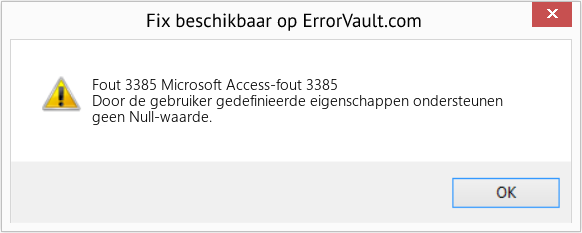 Download Fout <?php echo $nummer; ?> (Microsoft Access-fout 3385) Reparatie Tool Fix Microsoft Access-fout 3385 (Fout Fout 3385)