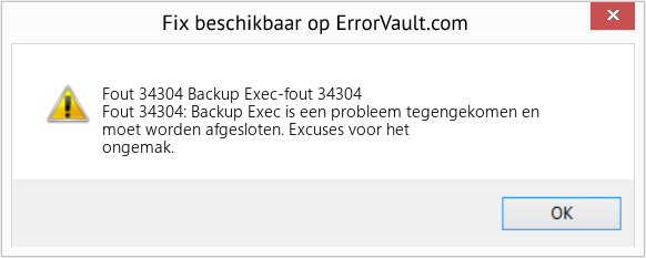 Download Fout <?php echo $nummer; ?> (Backup Exec-fout 34304) Reparatie Tool Fix Backup Exec-fout 34304 (Fout Fout 34304)