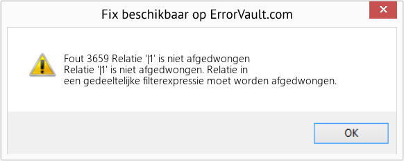 Download Fout <?php echo $nummer; ?> (Relatie '|1' is niet afgedwongen) Reparatie Tool Fix Relatie '|1' is niet afgedwongen (Fout Fout 3659)