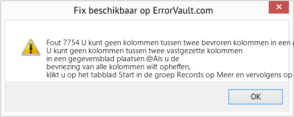 Download Fout <?php echo $nummer; ?> (U kunt geen kolommen tussen twee bevroren kolommen in een gegevensblad plaatsen) Reparatie Tool Fix U kunt geen kolommen tussen twee bevroren kolommen in een gegevensblad plaatsen (Fout Fout 7754)