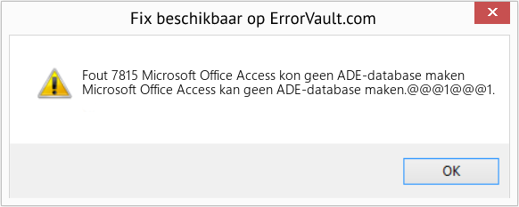 Download Fout <?php echo $nummer; ?> (Microsoft Office Access kon geen ADE-database maken) Reparatie Tool Fix Microsoft Office Access kon geen ADE-database maken (Fout Fout 7815)
