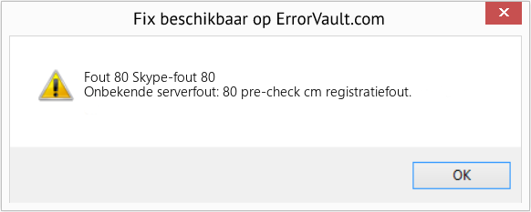 Download Fout <?php echo $nummer; ?> (Skype-fout 80) Reparatie Tool Fix Skype-fout 80 (Fout Fout 80)