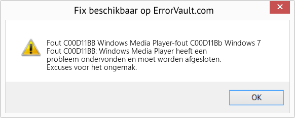 Download Fout <?php echo $nummer; ?> (Windows Media Player-fout C00D11Bb Windows 7) Reparatie Tool Fix Windows Media Player-fout C00D11Bb Windows 7 (Fout Fout C00D11BB)