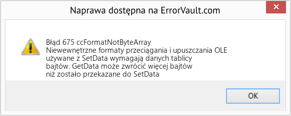 Fix ccFormatNotByteArray (Error Błąd 675)