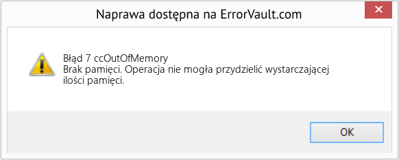 Fix ccOutOfMemory (Error Błąd 7)