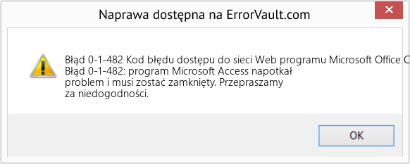 Fix Kod błędu dostępu do sieci Web programu Microsoft Office Communicator 0-1-482 (Error Błąd 0-1-482)