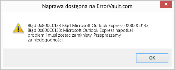Fix Błąd Microsoft Outlook Express 0X800C0133 (Error Błąd 0x800C0133)