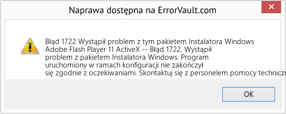 Fix Wystąpił problem z tym pakietem Instalatora Windows (Error Błąd 1722)