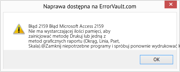 Fix Błąd Microsoft Access 2159 (Error Błąd 2159)