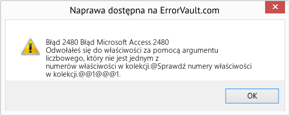 Pobierz Błąd <?php echo $number; ?> (Błąd Microsoft Access 2480) Narzędzie naprawcze Fix Błąd Microsoft Access 2480 (Error Błąd 2480)