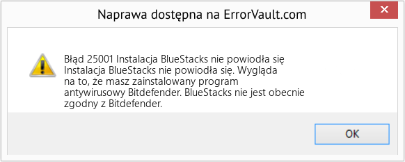 Fix Instalacja BlueStacks nie powiodła się (Error Błąd 25001)