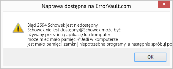 Fix Schowek jest niedostępny (Error Błąd 2694)