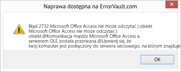 Fix Microsoft Office Access nie może odczytać | obiekt (Error Błąd 2732)