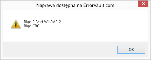 Fix Błąd WinRAR 2 (Error Błąd 2)