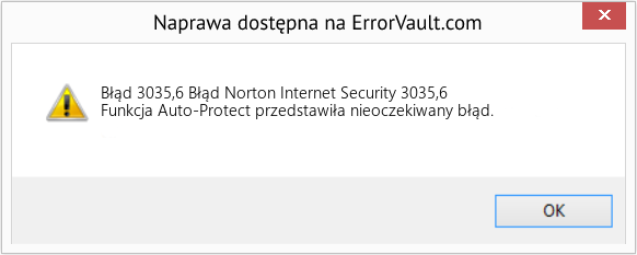 Fix Błąd Norton Internet Security 3035,6 (Error Błąd 3035,6)