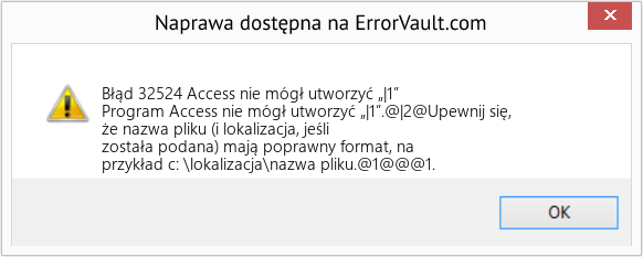 Pobierz Błąd <?php echo $number; ?> (Access nie mógł utworzyć „|1”) Narzędzie naprawcze Fix Access nie mógł utworzyć „|1” (Error Błąd 32524)